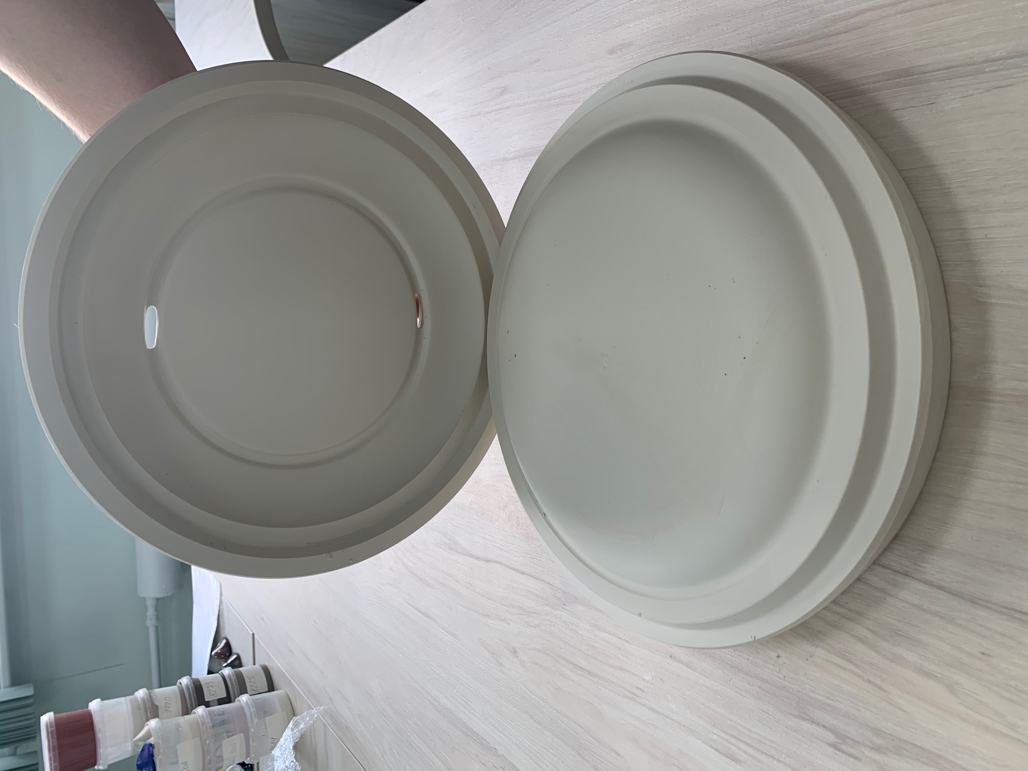 Как сделать декоративные тарелки из литьевого гипса